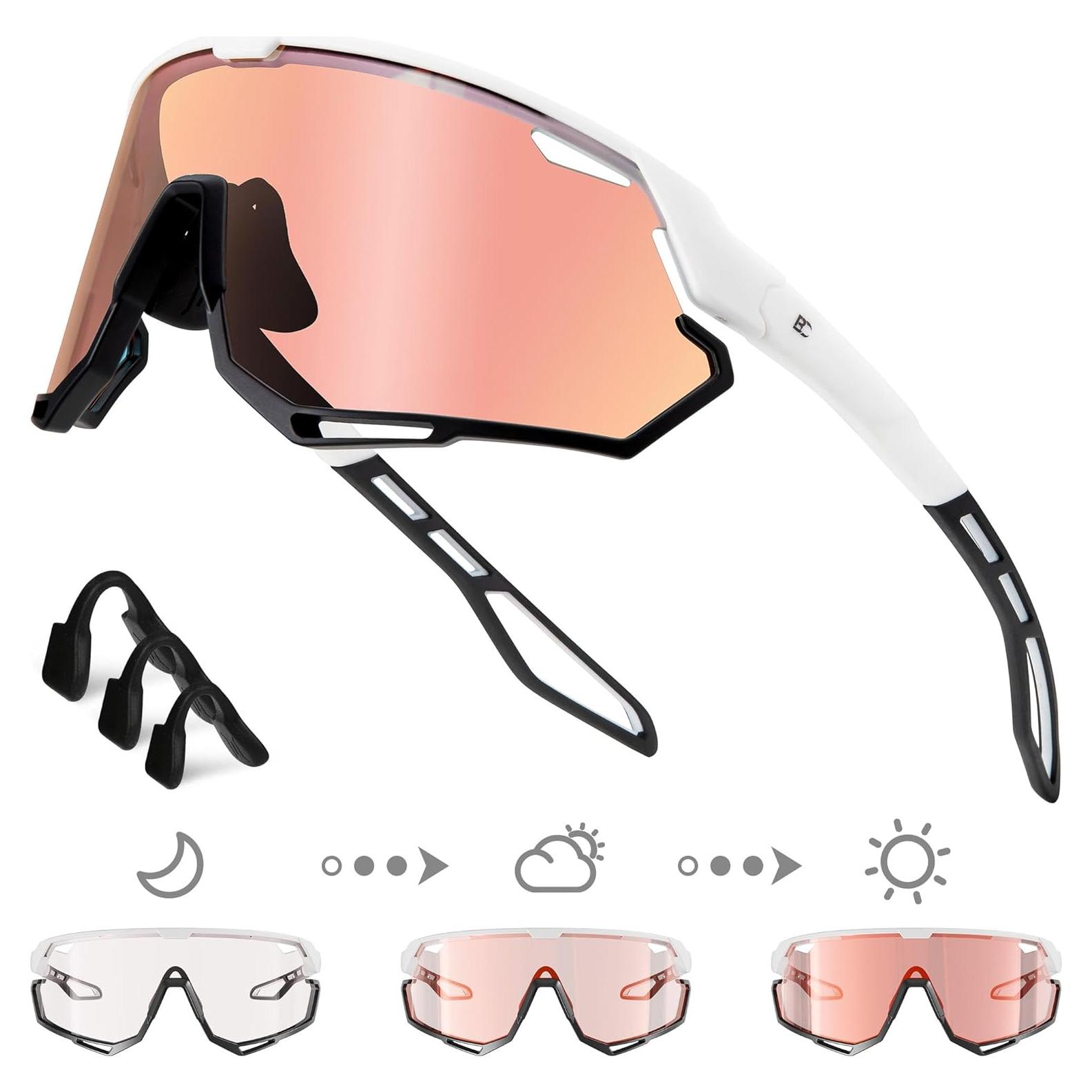 Gafas de Ciclismo BIRCEN Fotoquímicas Naranja TR90