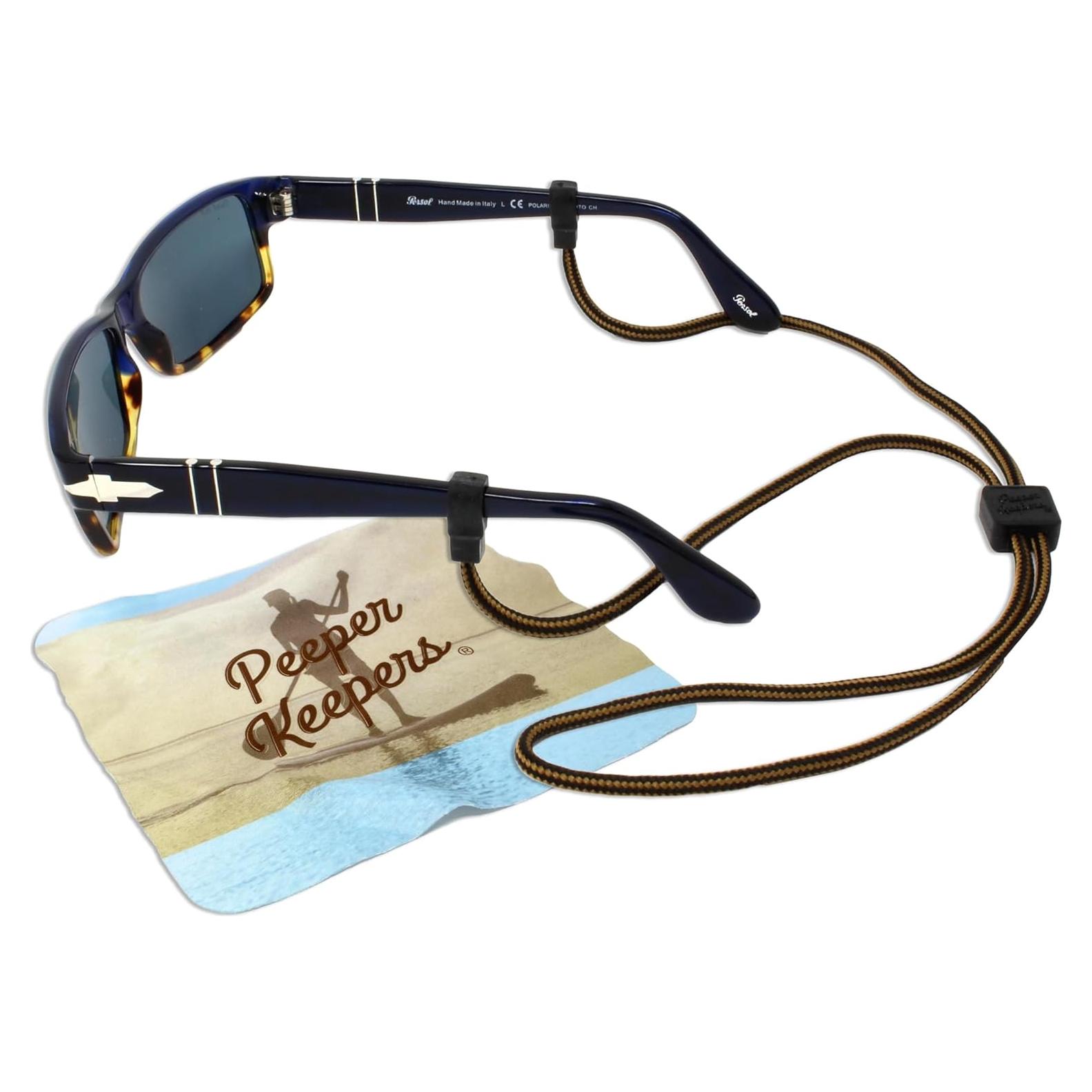 Retenedor de Gafas Peeper Keepers Ajustable con Paño Microfibra