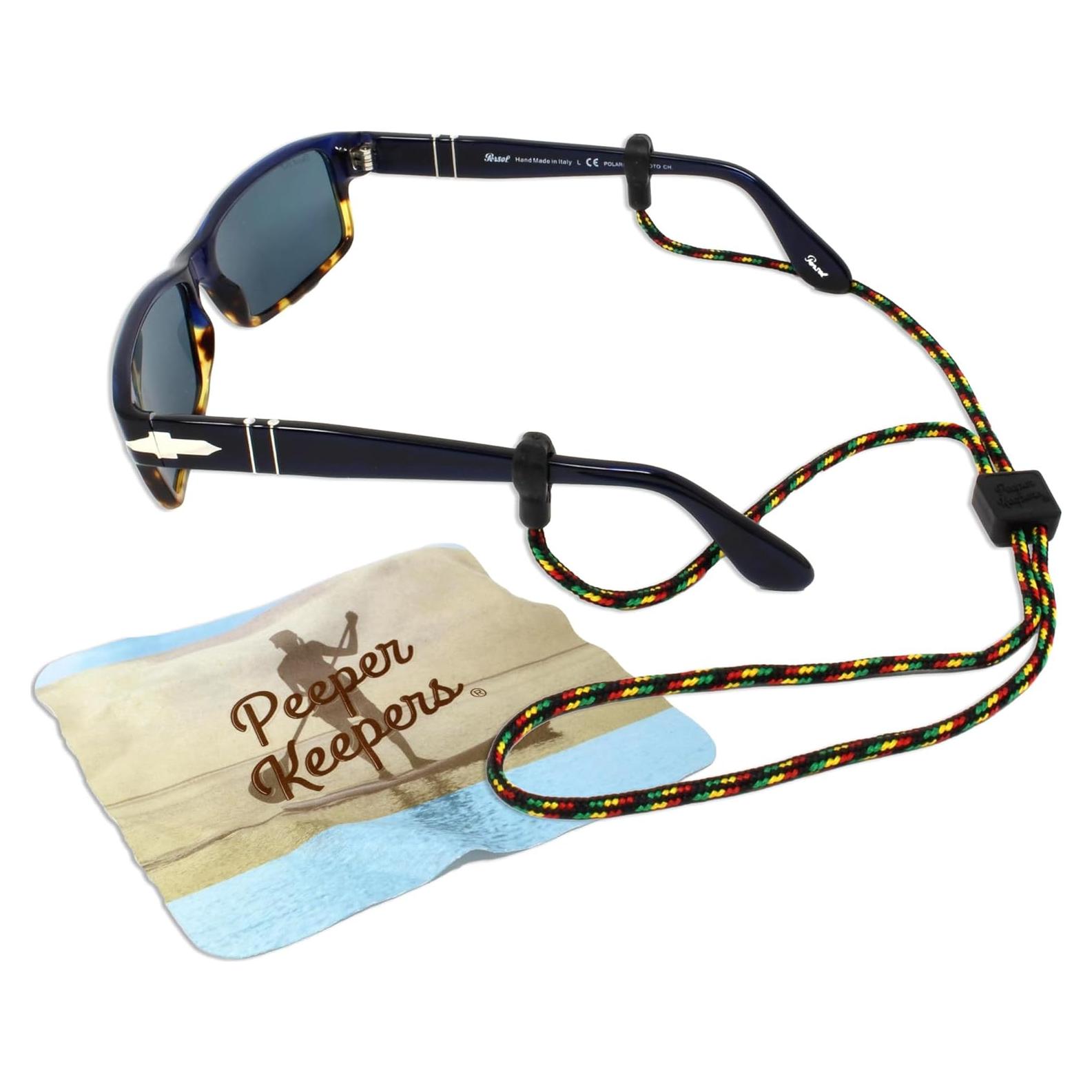 Retenedor de Gafas Peeper Keepers 3 Pack Rasta Multi Ajustable