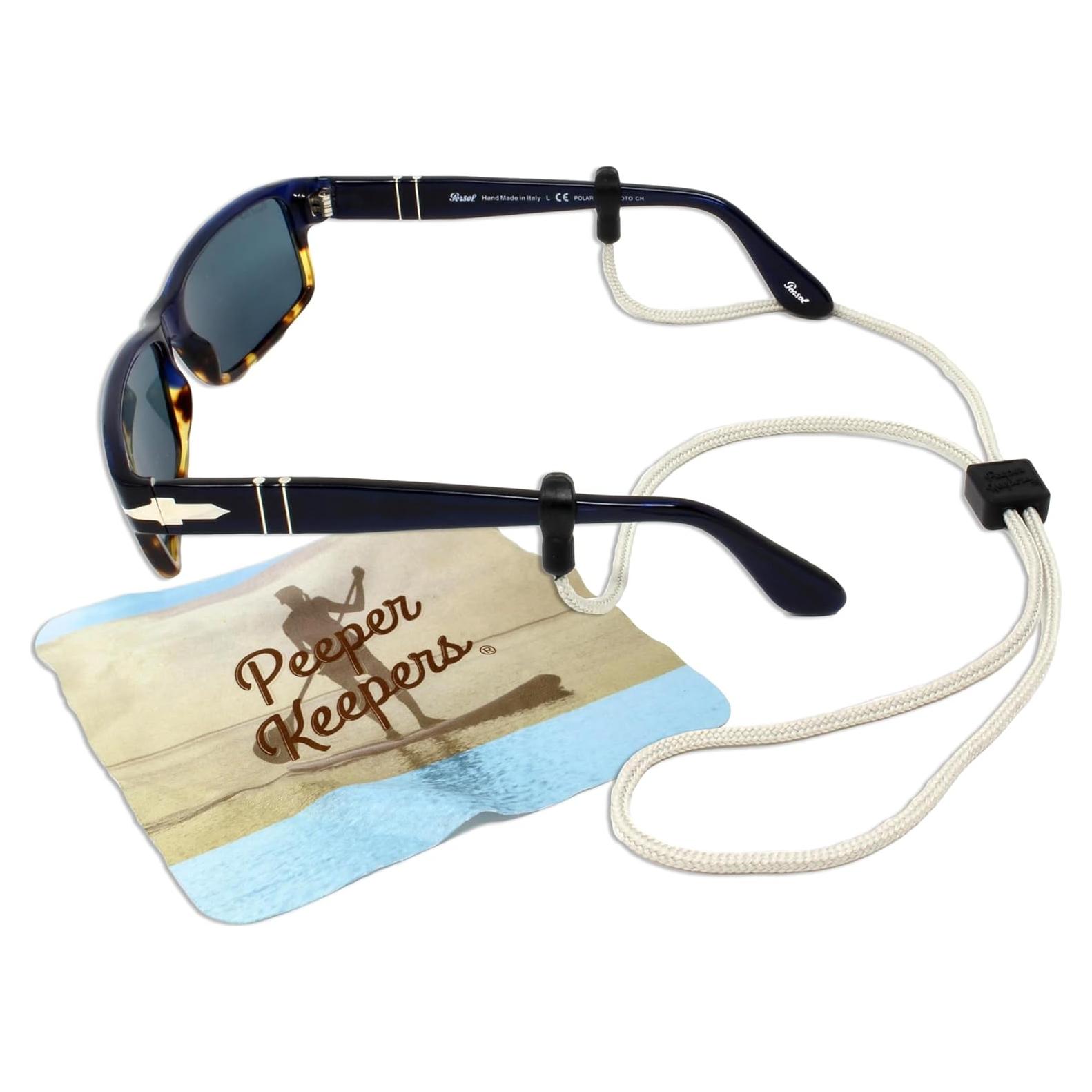 Retenedor de Gafas Peeper Keepers Ajustable con Paño Microfibra
