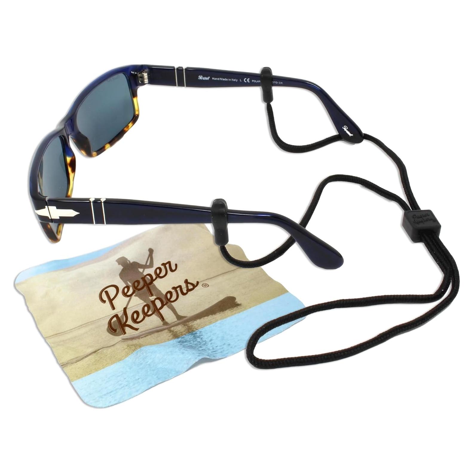 Retenedor de Gafas Peeper Keepers Ajustable con Paño Microfibra