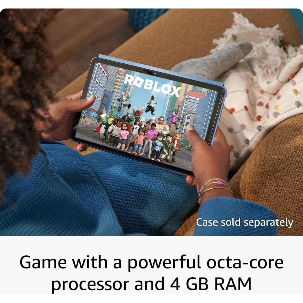 Amazon Fire Max 11 tablet (newest model) vivid 11” display, all-in-one for streaming, reading, and gaming, 14-hour battery life, optional stylus and keyboard, 128 GB, Gray, without lockscreen ads