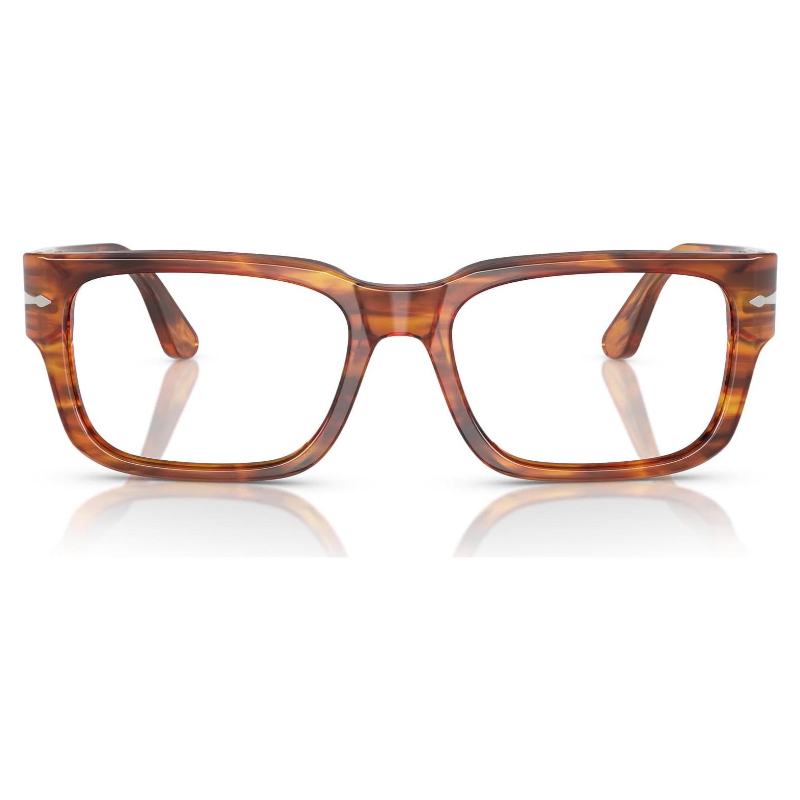 Montura de Gafas Rectangulares Persol PO3315V Marrón 55mm