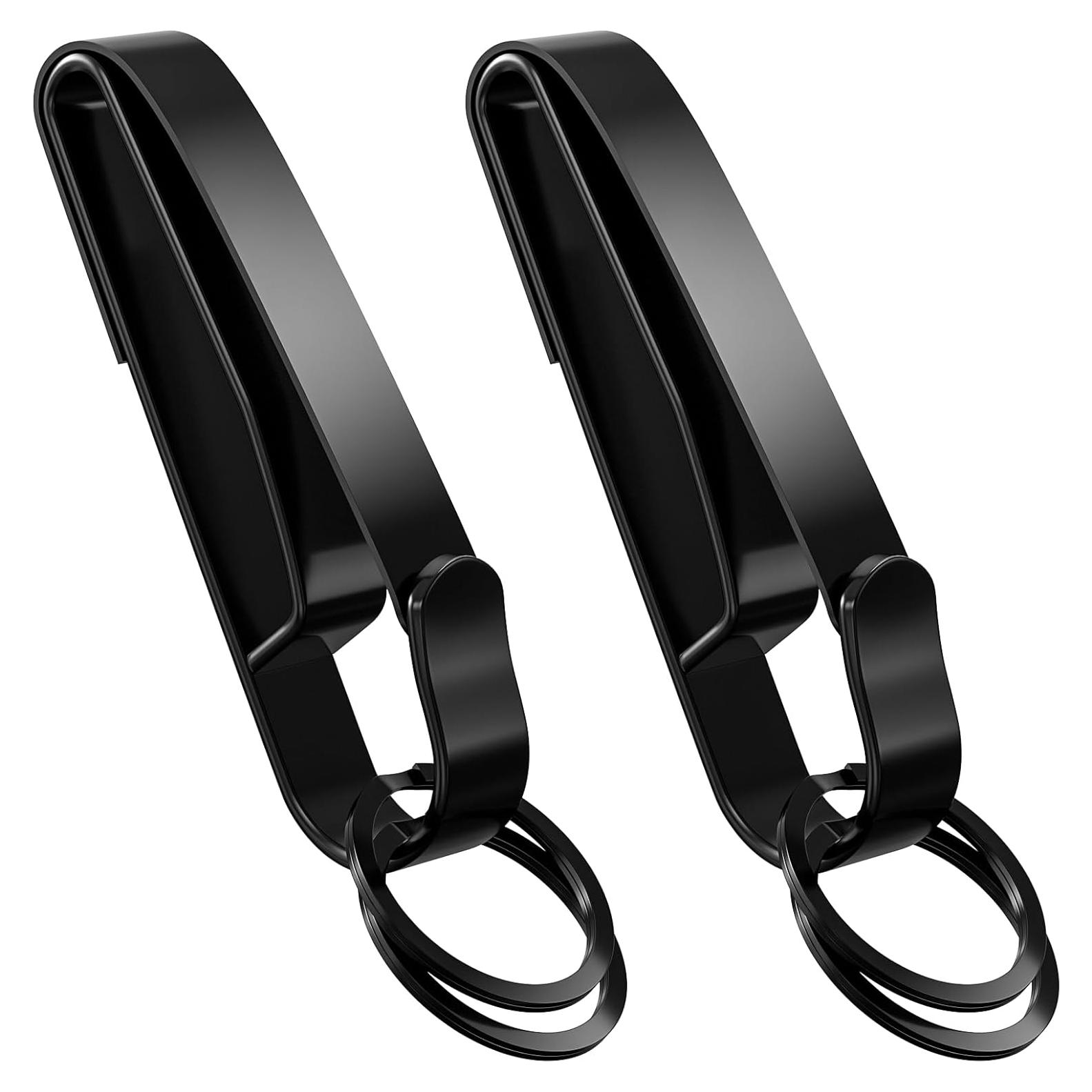 Soporte de Llaves para Cinturón SFYHORK 2PCS Acero Inoxidable