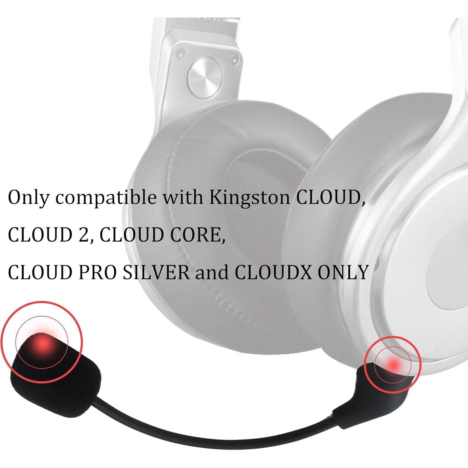 Micrófono de Reemplazo HyperX Cloud II 1ª Versión Negro