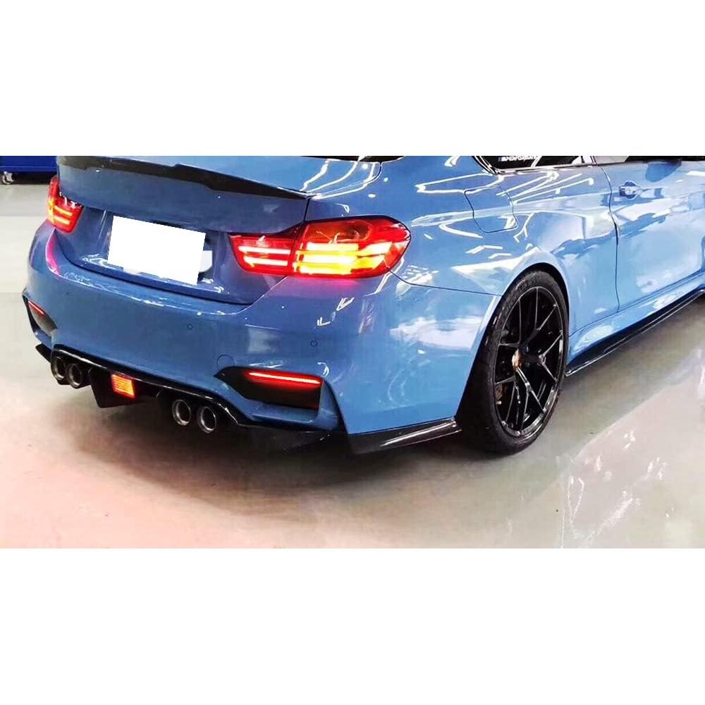 Luz Reflectora LED iJDMTOY Roja para Parachoques BMW F80 M3 F82 M4