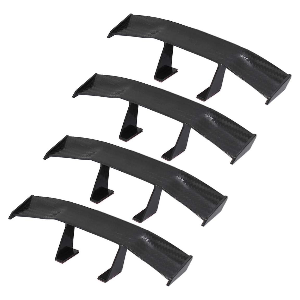 Alerón Mini Universal BokWin para Auto - Fibra de Carbono Negro