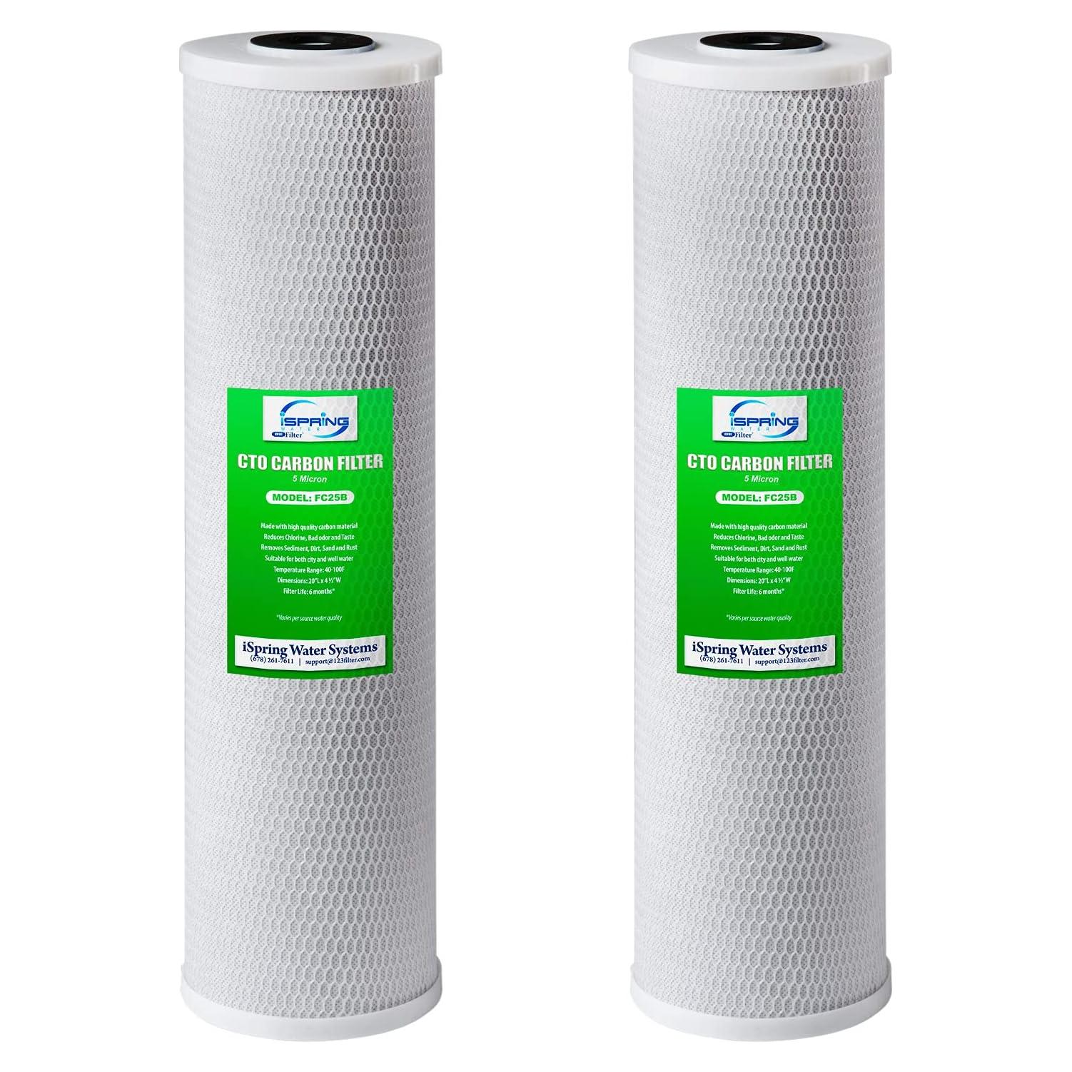 Cartuchos de Filtro de Agua iSpring FC25BX2 - Paquete de 2