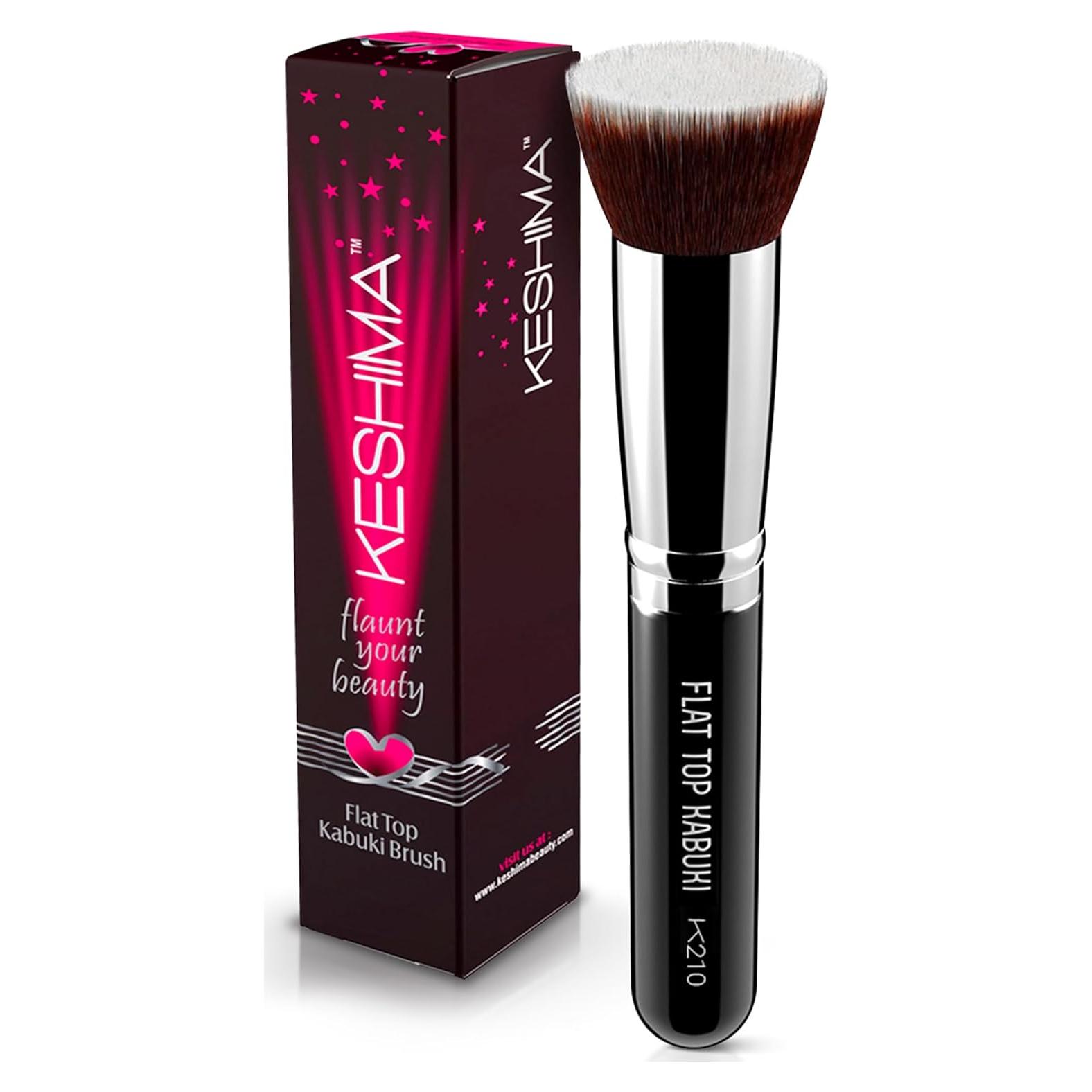 Brocha de Maquillaje KESHIMA Flat Top Kabuki 14.48 cm