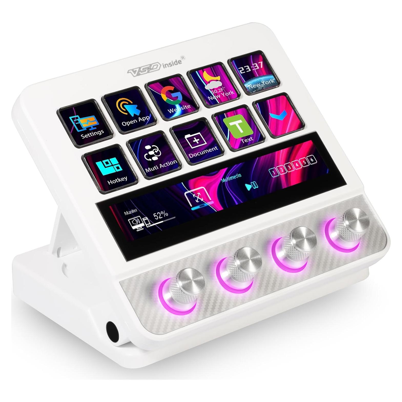 Controlador de Streaming VSD Macro Pad USB Programable RGB