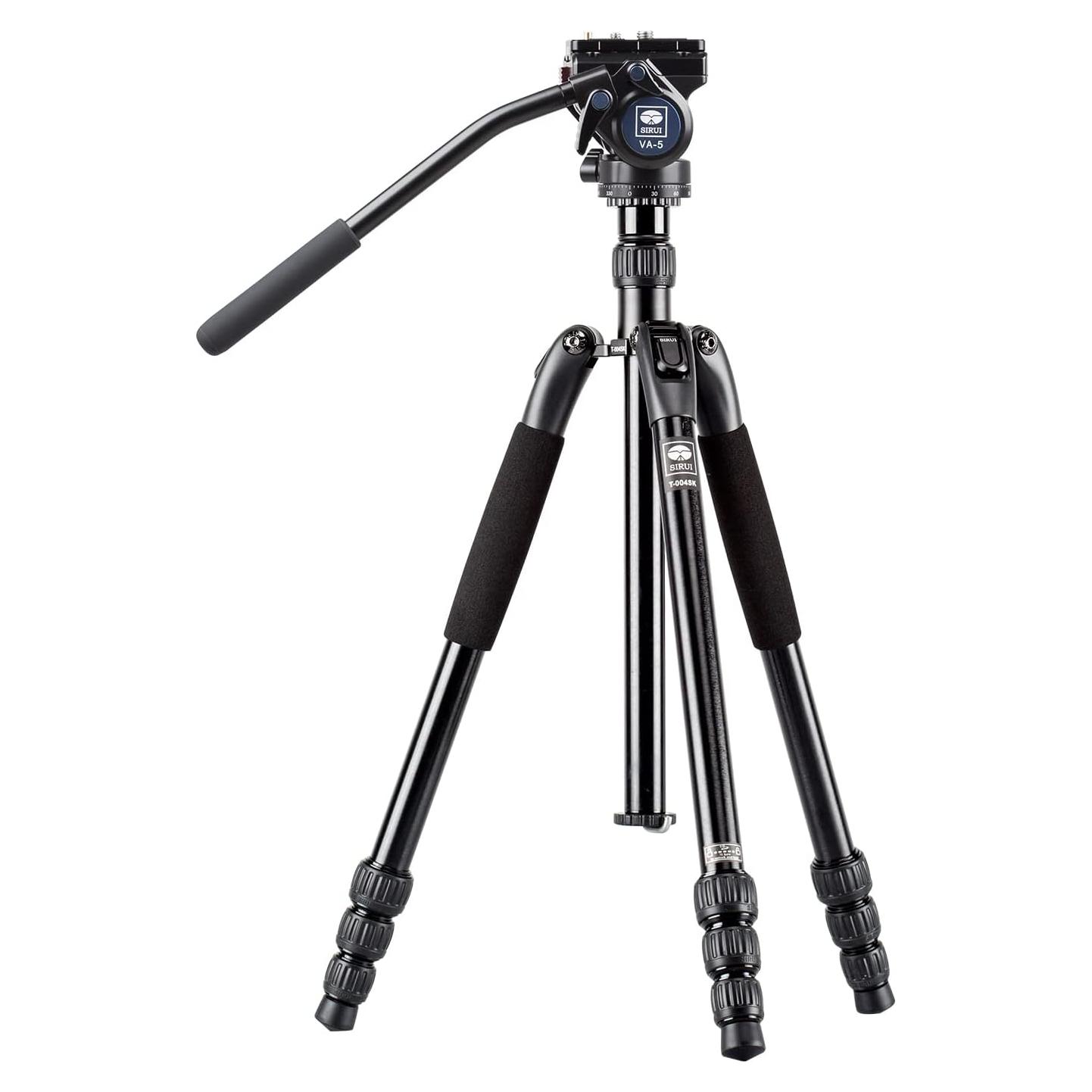 Trípode de Aluminio SIRUI T-004SK con Cabezal VA-5