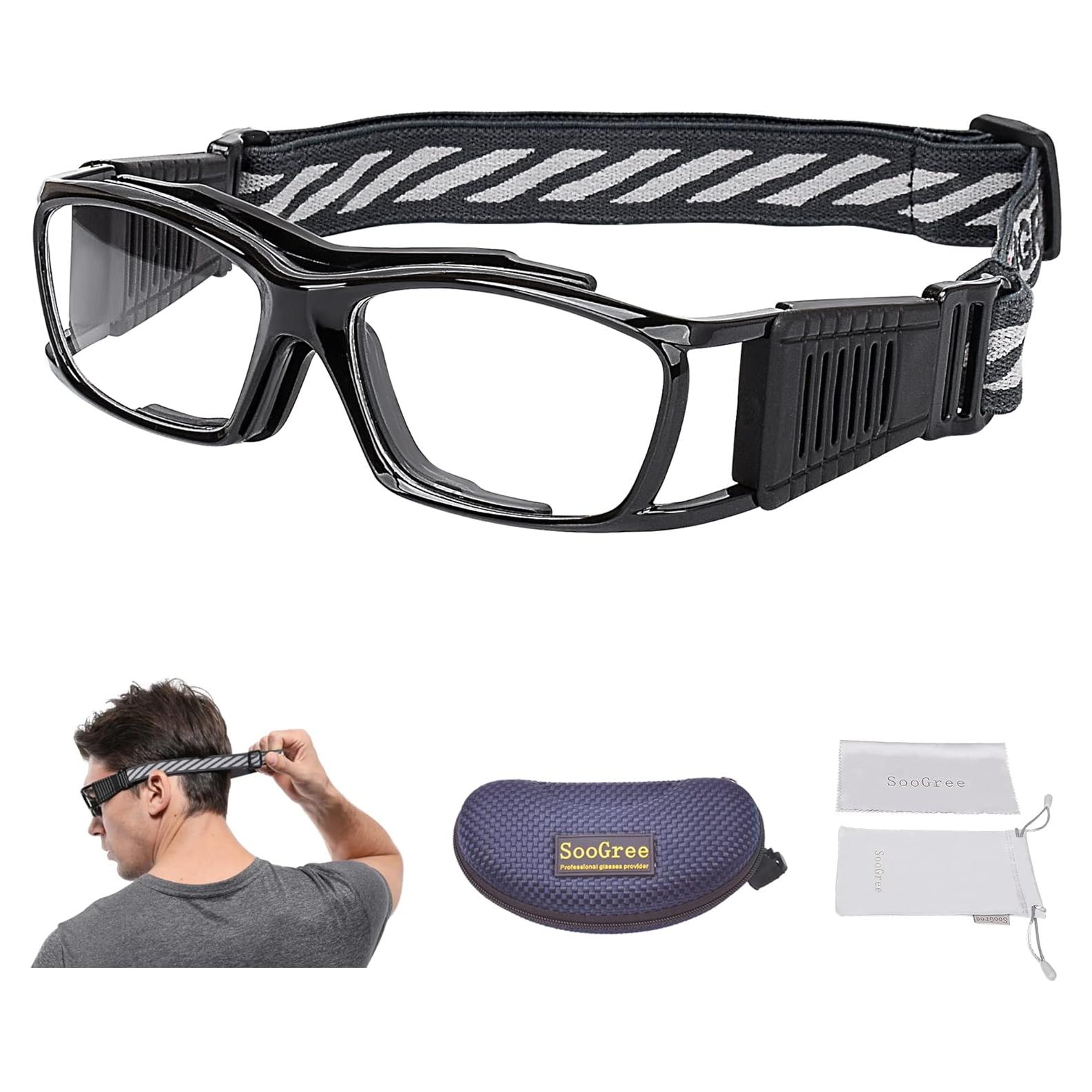 Gafas de Baloncesto de Protección PC para Adultos Unisex