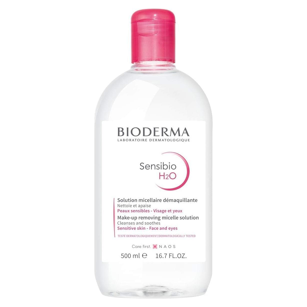 Agua Micelar Bioderma Sensibio 493 ml Limpiador Facial