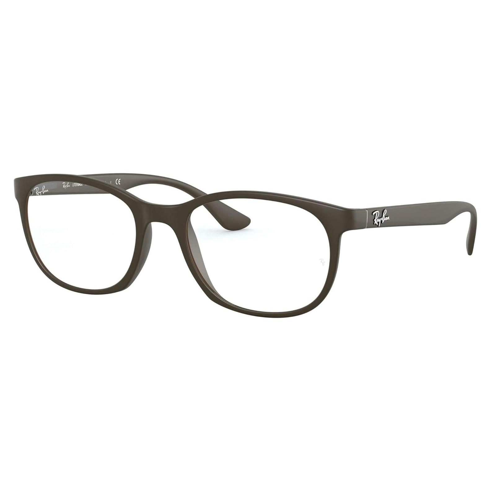 Gafas Ray-Ban Rx7183 Montura Rectangular 51mm Marrón