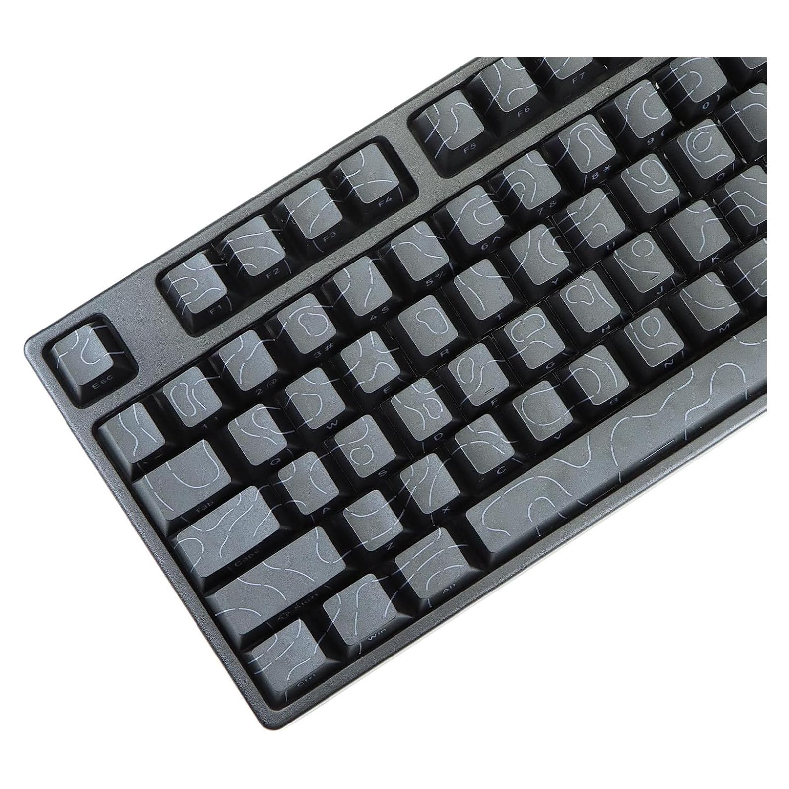 Set de Teclas Mecánicas MOLGRIA 98 PBT Perfil Cherry ANSI