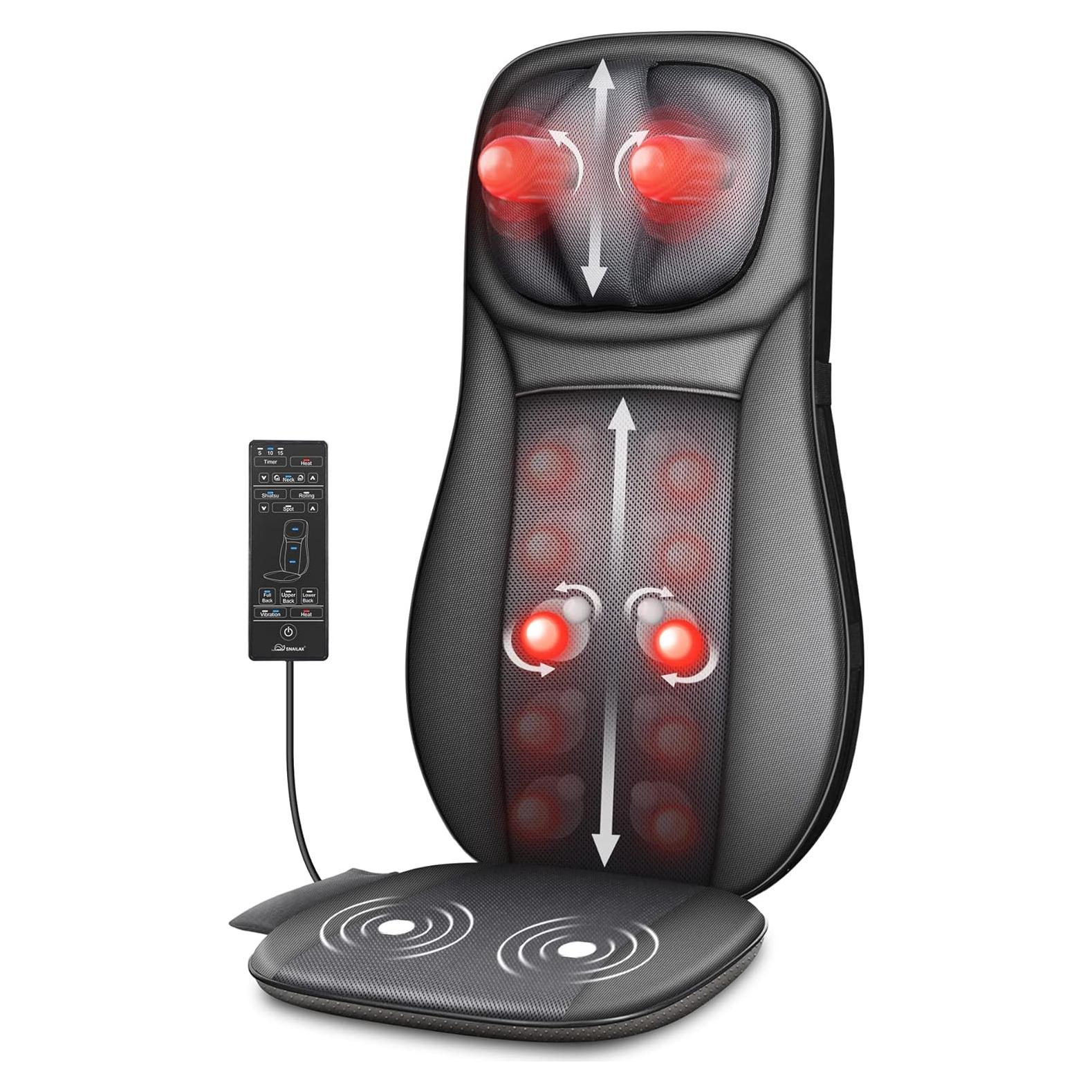 Masajeador Shiatsu Snailax SL-233 con Calor y Ajuste