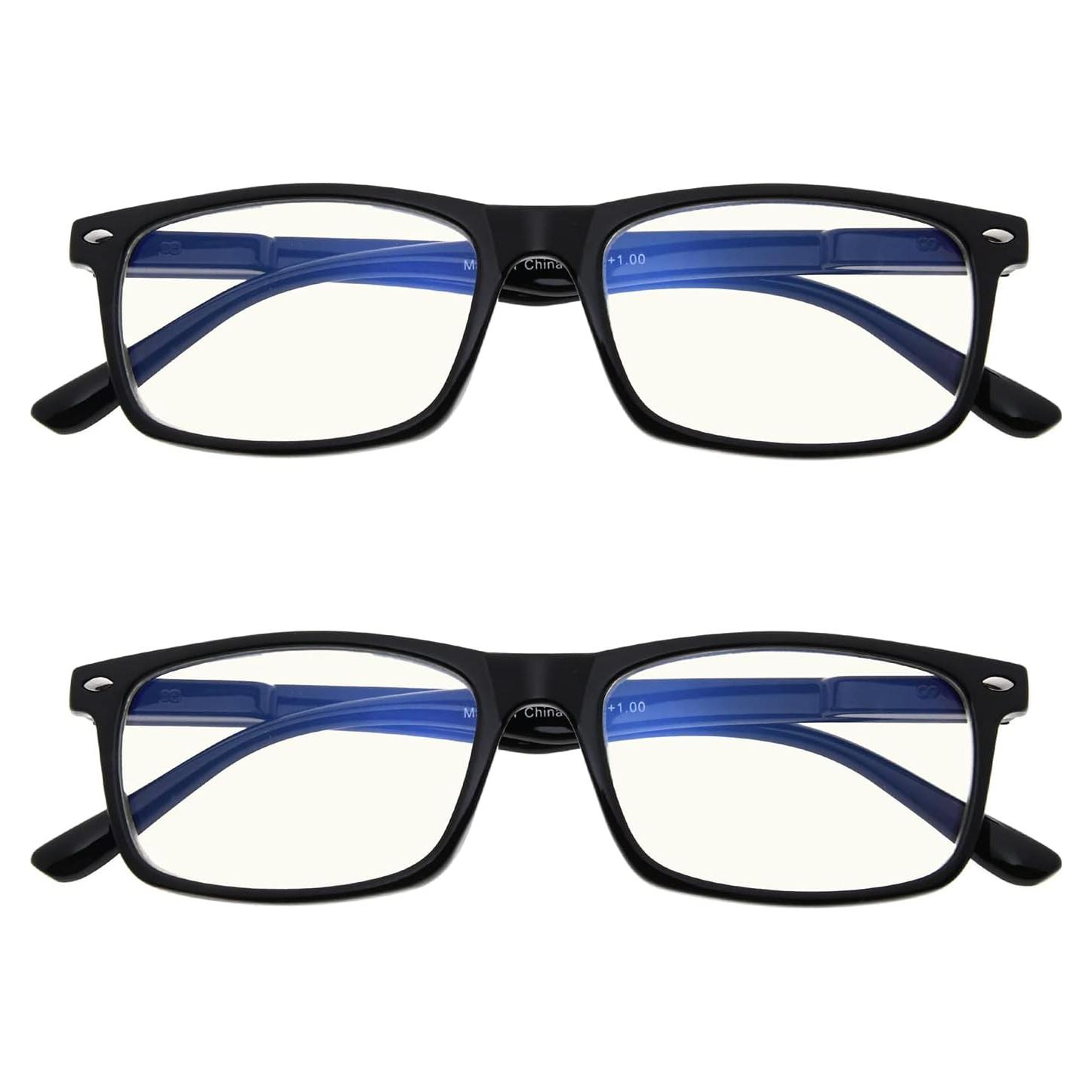 Gafas Eyekepper Anti Luz Azul 2 Paquete Negro UV400