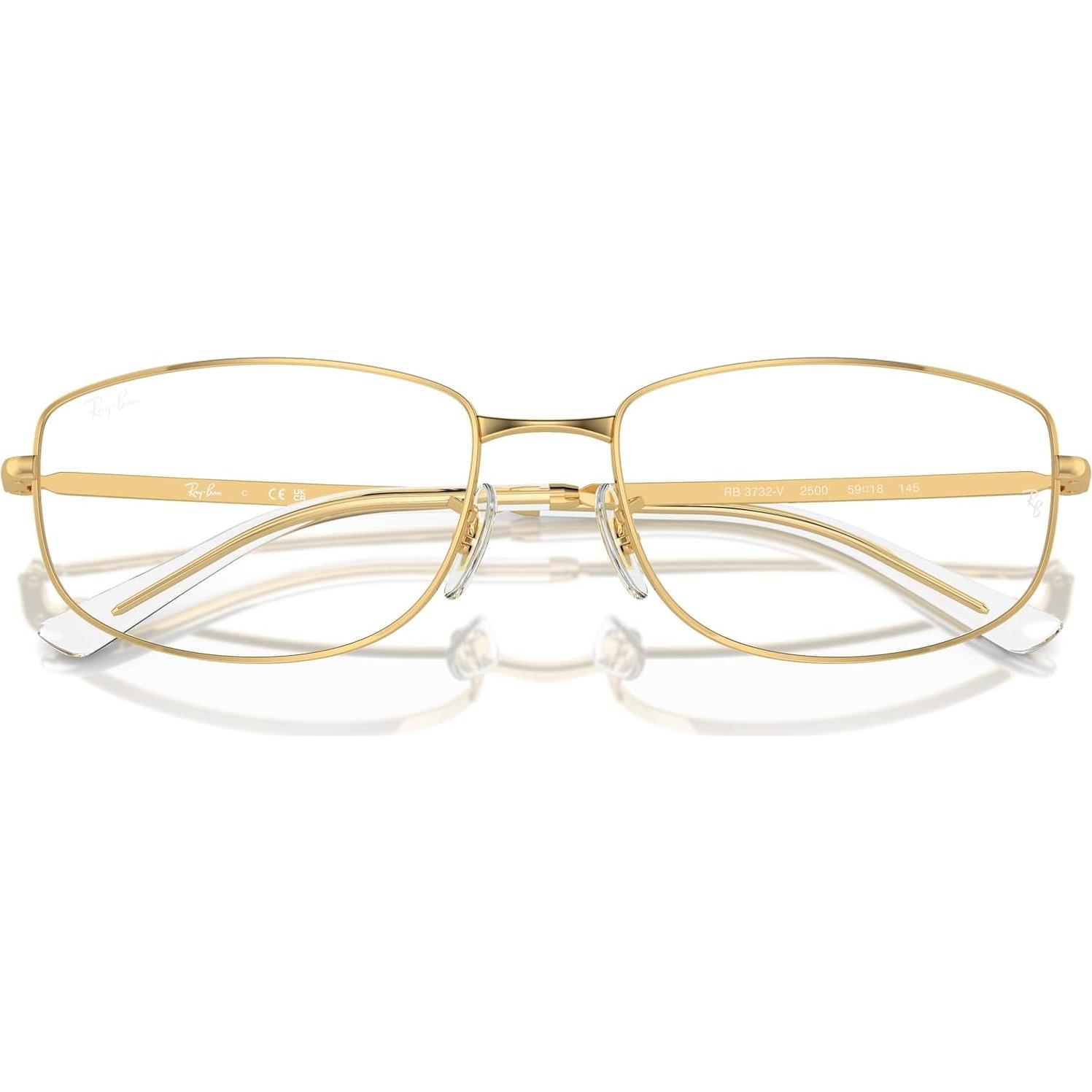 Ray-Ban Rx3732v Rectangular Prescription Eyewear Frames