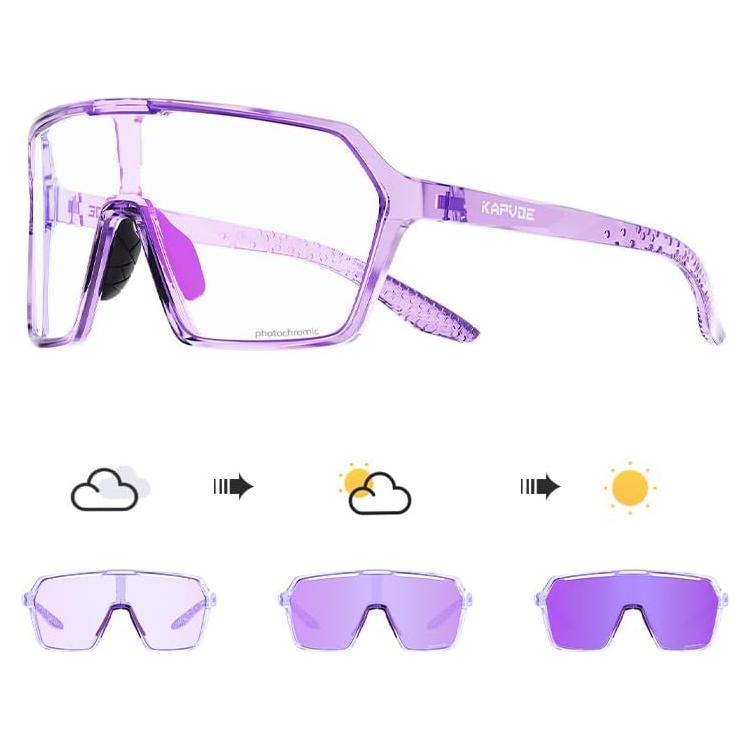Gafas de Ciclismo KAPVOE K335 Fotoquímicas UV400