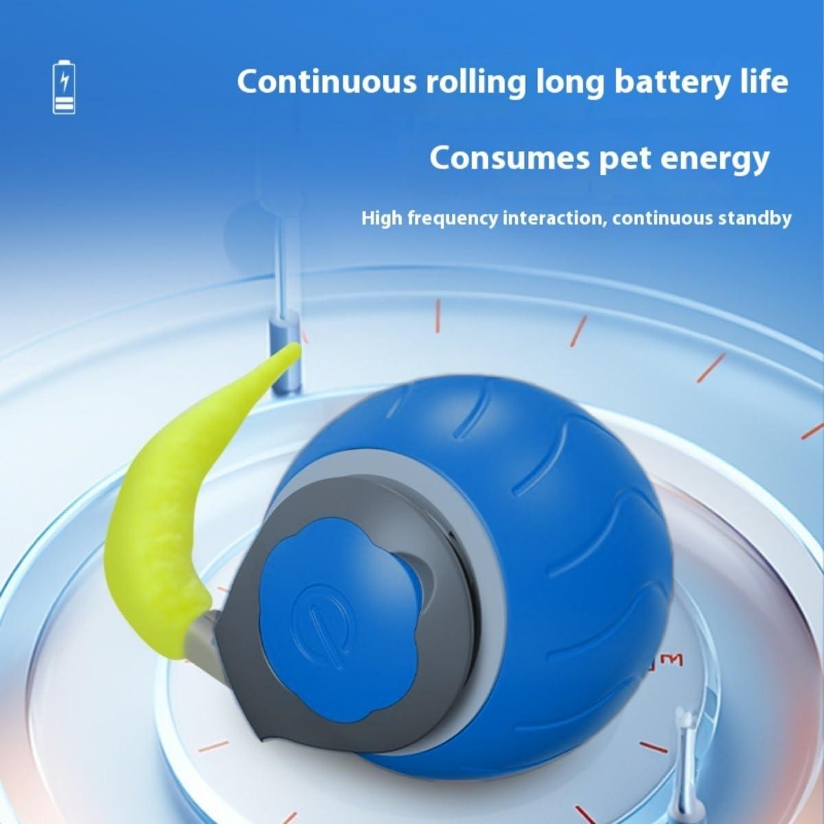 Bola Interactiva para Gatos UUBEI Verde Recargable