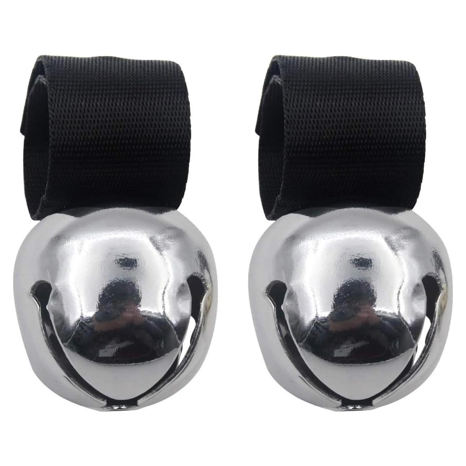 Campana para Perros SCENEREAL, 2 Campanas Antirrobo Plata