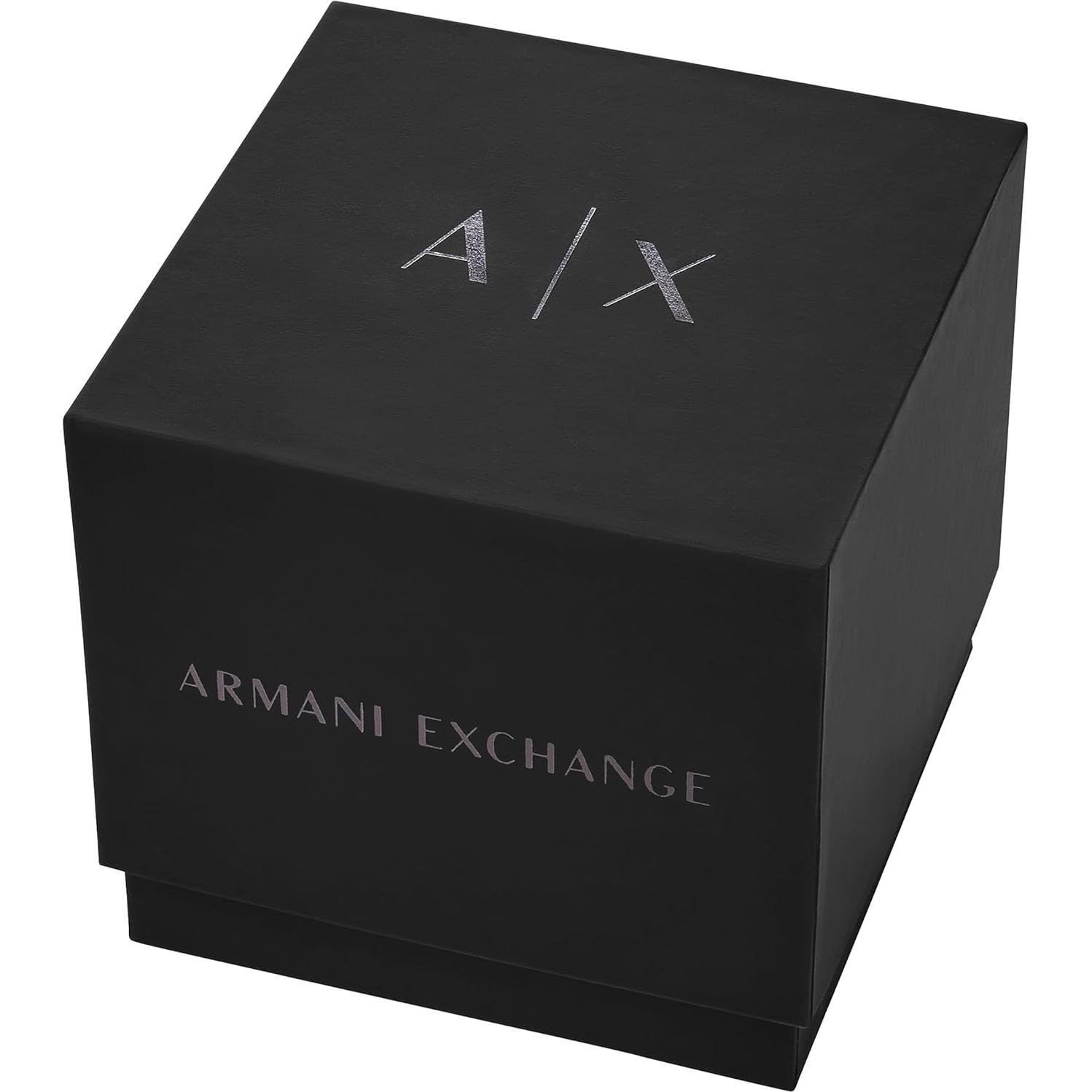 Reloj Cronógrafo AX Armani Exchange 45mm Correa Cuero Negro