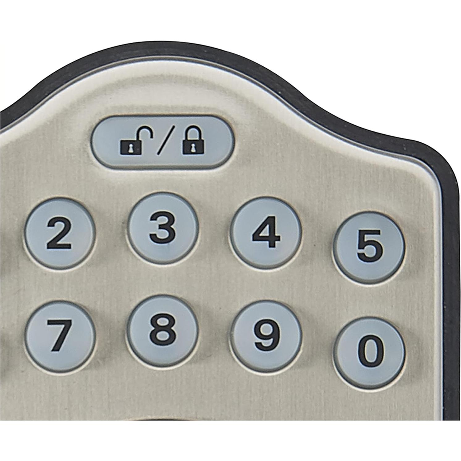 Cerradura Electrónica Amazon Basics con Teclado y Manija