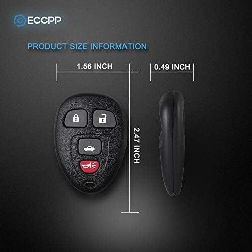 Carcasa Control Remoto Sin Llave ECCPP 4 Botones para Buick