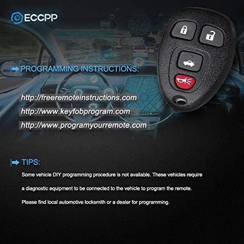 Carcasa Control Remoto Sin Llave ECCPP 4 Botones para Buick