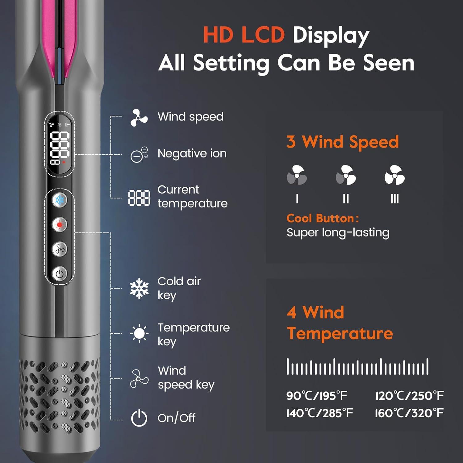 Plancha y Secador 2 en 1 Slopehill EF088 - Tecnología de Aire