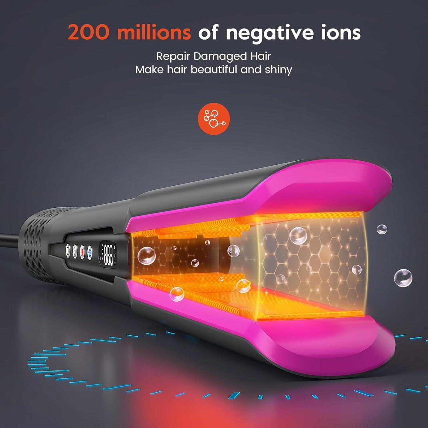 Plancha y Secador 2 en 1 Slopehill EF088 - Tecnología de Aire