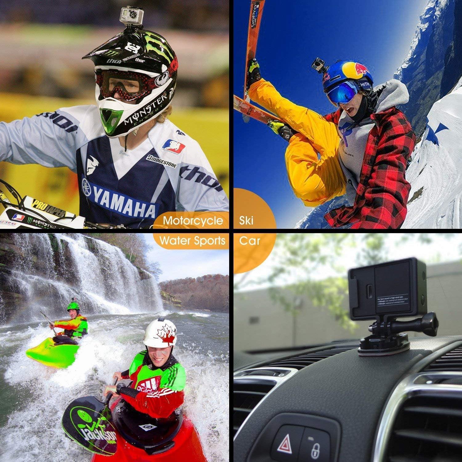 Montajes Adhesivos Curvados 3M para Casco GoPro y DJI (6 Pzs)