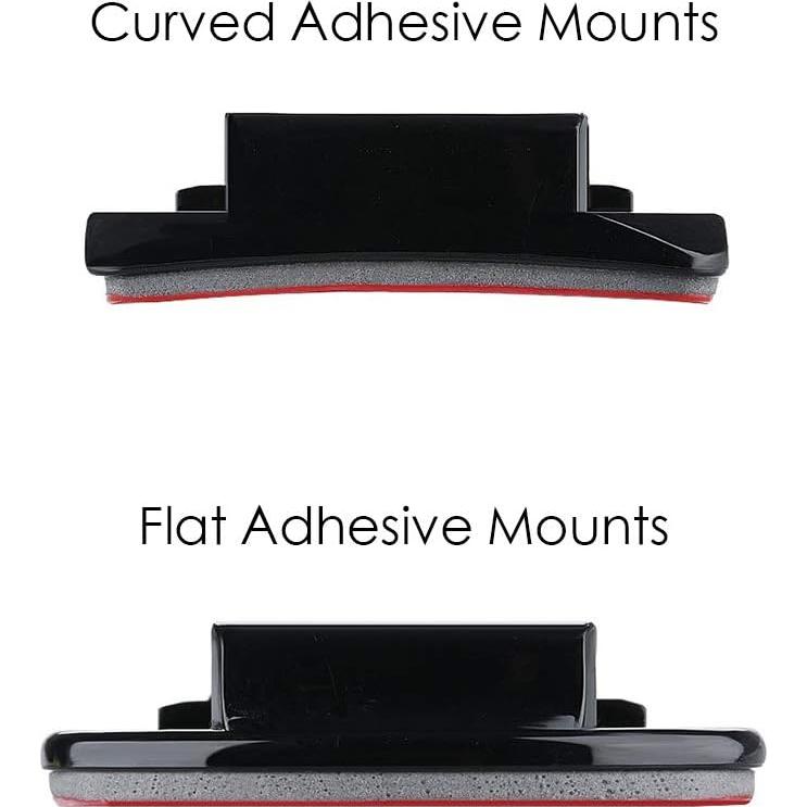 Montajes Adhesivos Curvados 3M para Casco GoPro y DJI (6 Pzs)