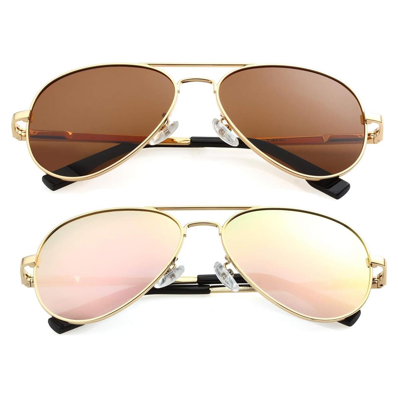 Gafas de sol aviador polarizadas PORADAY 58mm UV400