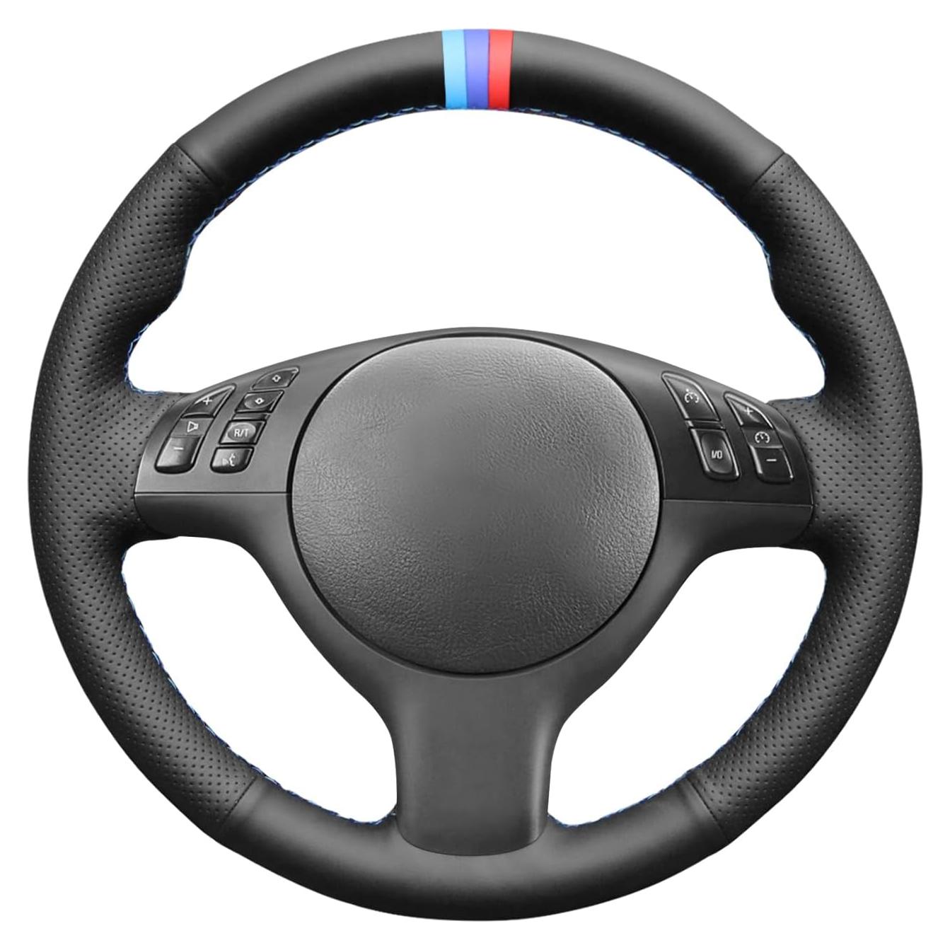 Funda de Volante MEWANT para BMW E46 E39 M3 M5 Costura a Mano