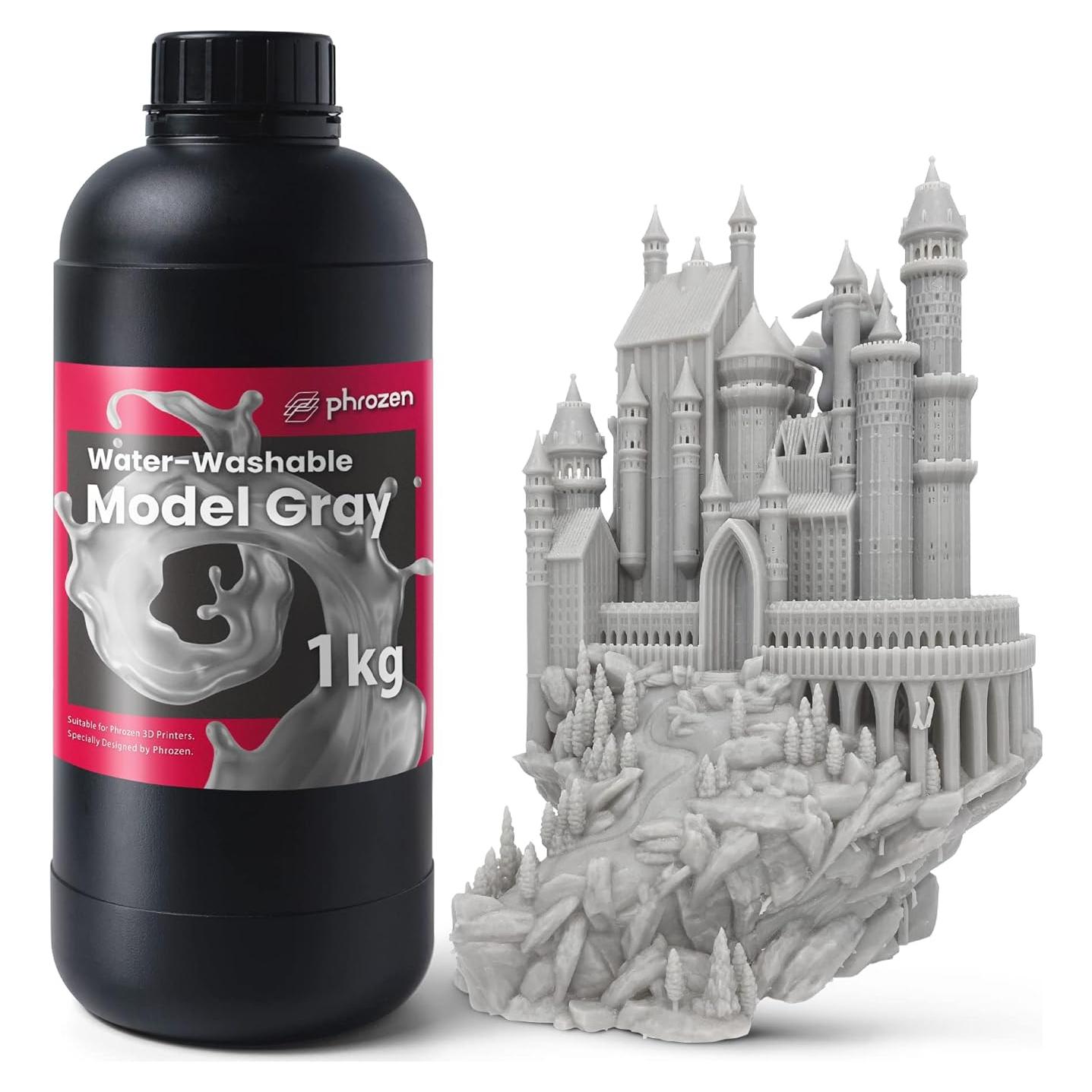 Resina Rápida Lavable con Agua Phrozen 1KG Gris 405nm