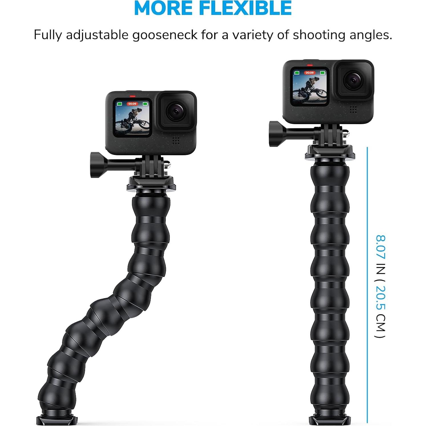 Soporte Jaws Flex Clamp Sametop para GoPro y DJI Osmo