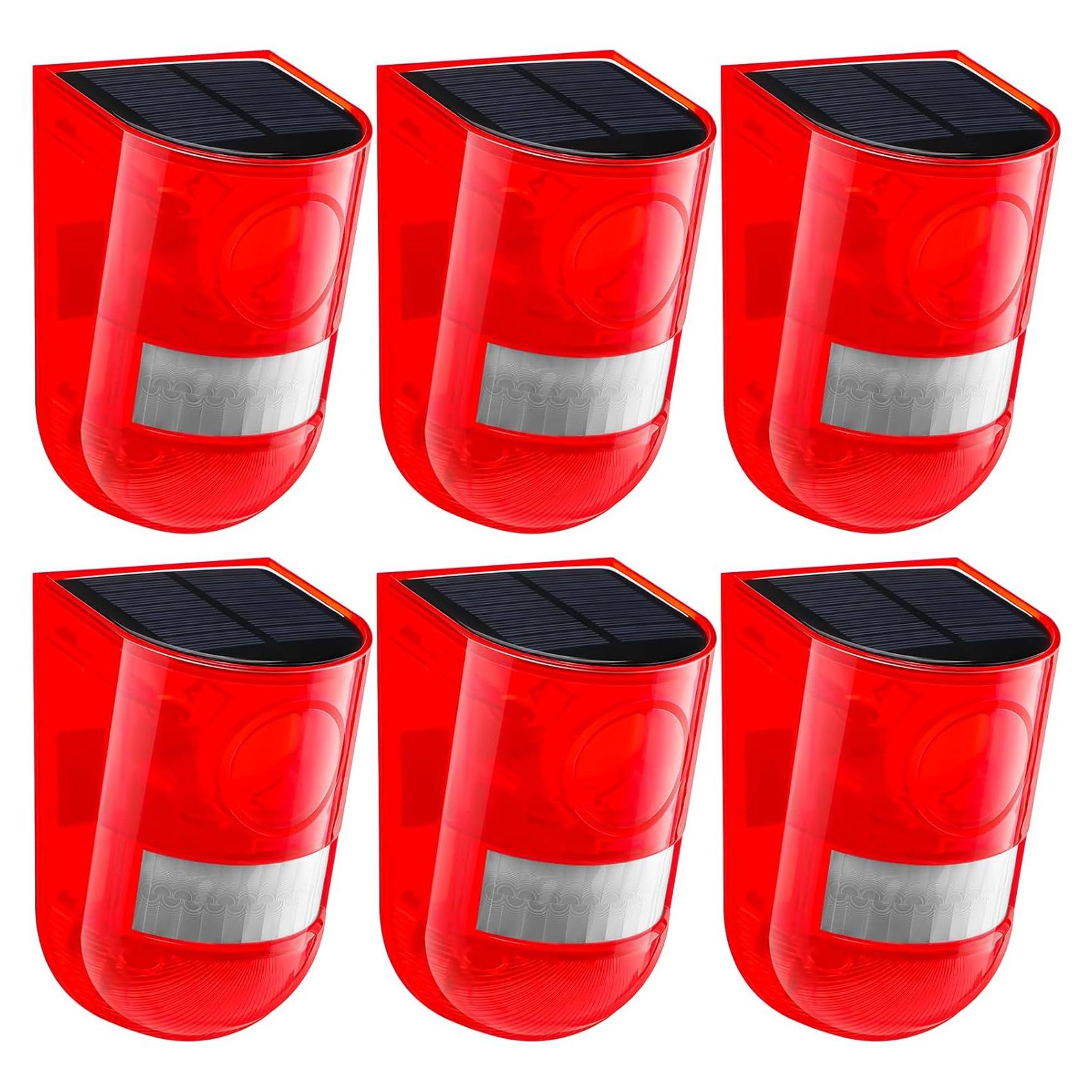 Alarma Solar Qualirey con Sensor de Movimiento 129dB - 6 Piezas