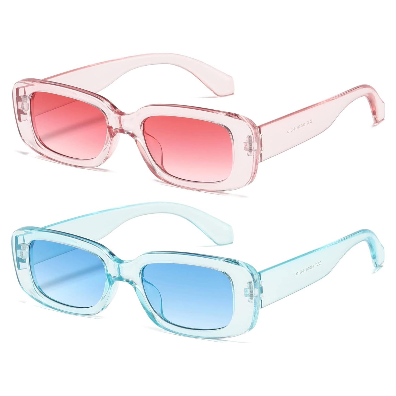 Gafas de sol KIMORN rectangulares UV400 para hombres y mujeres