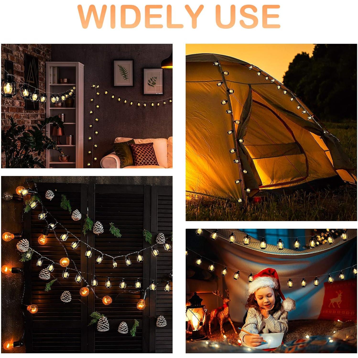 Linterna de Camping AceList 30 LEDs Blanco Cálido USB Batería