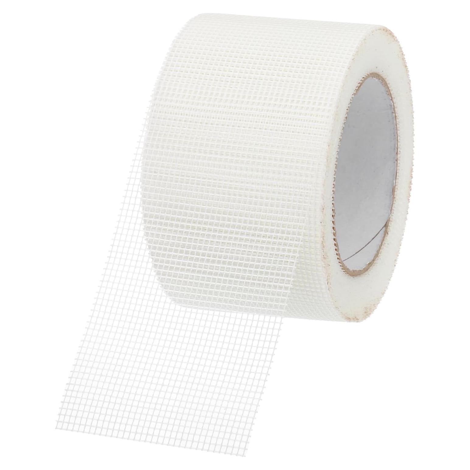 Cinta de Malla Autoadhesiva PATIKIL 7.62 cm x 29.87 m para Paneles de Yeso