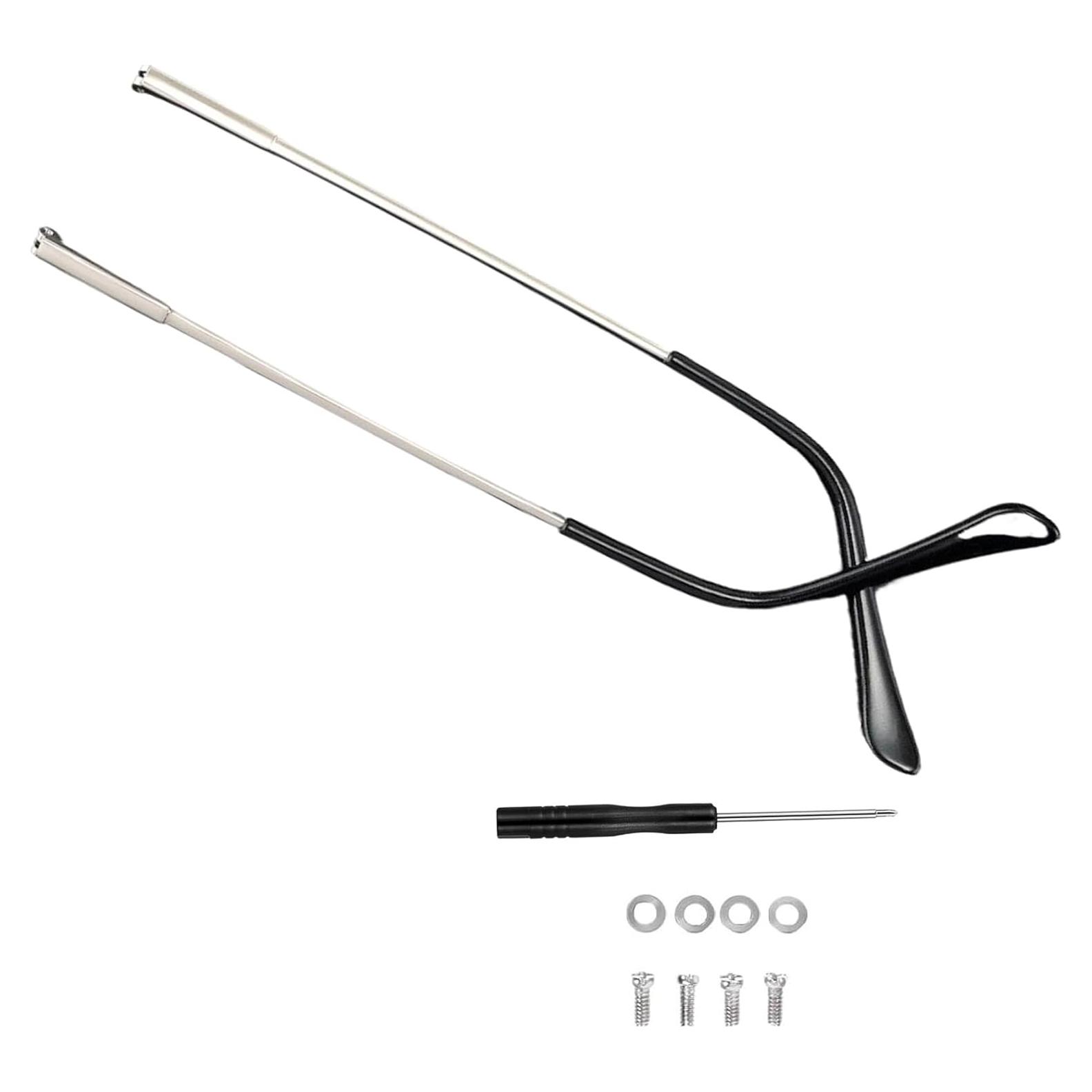 Kit de Reemplazo Patas Gafas Metal TORWOL 138mm Plata
