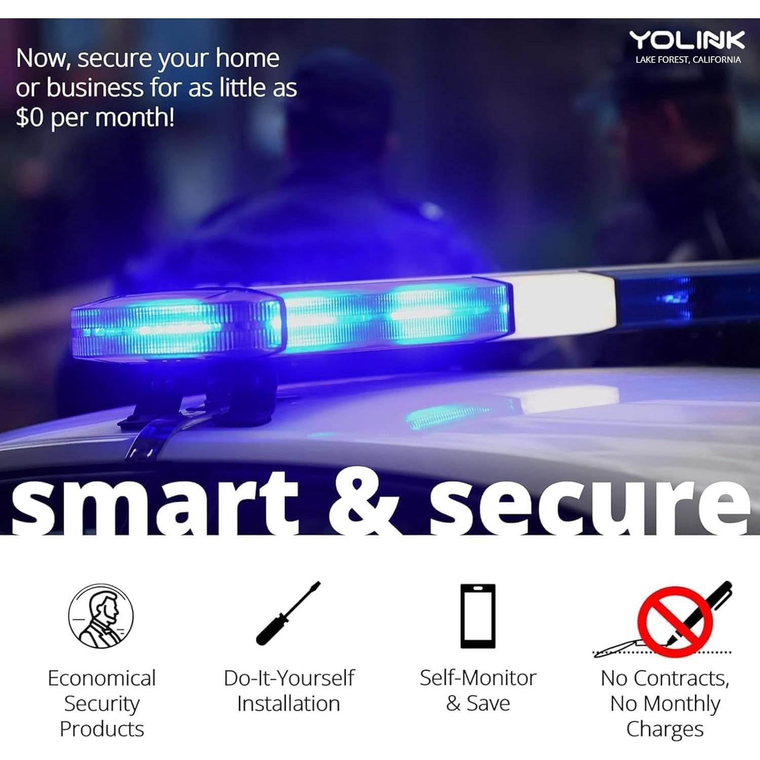 Controlador de Alarma Exterior YoLink X3 130dB Batería 10 Años