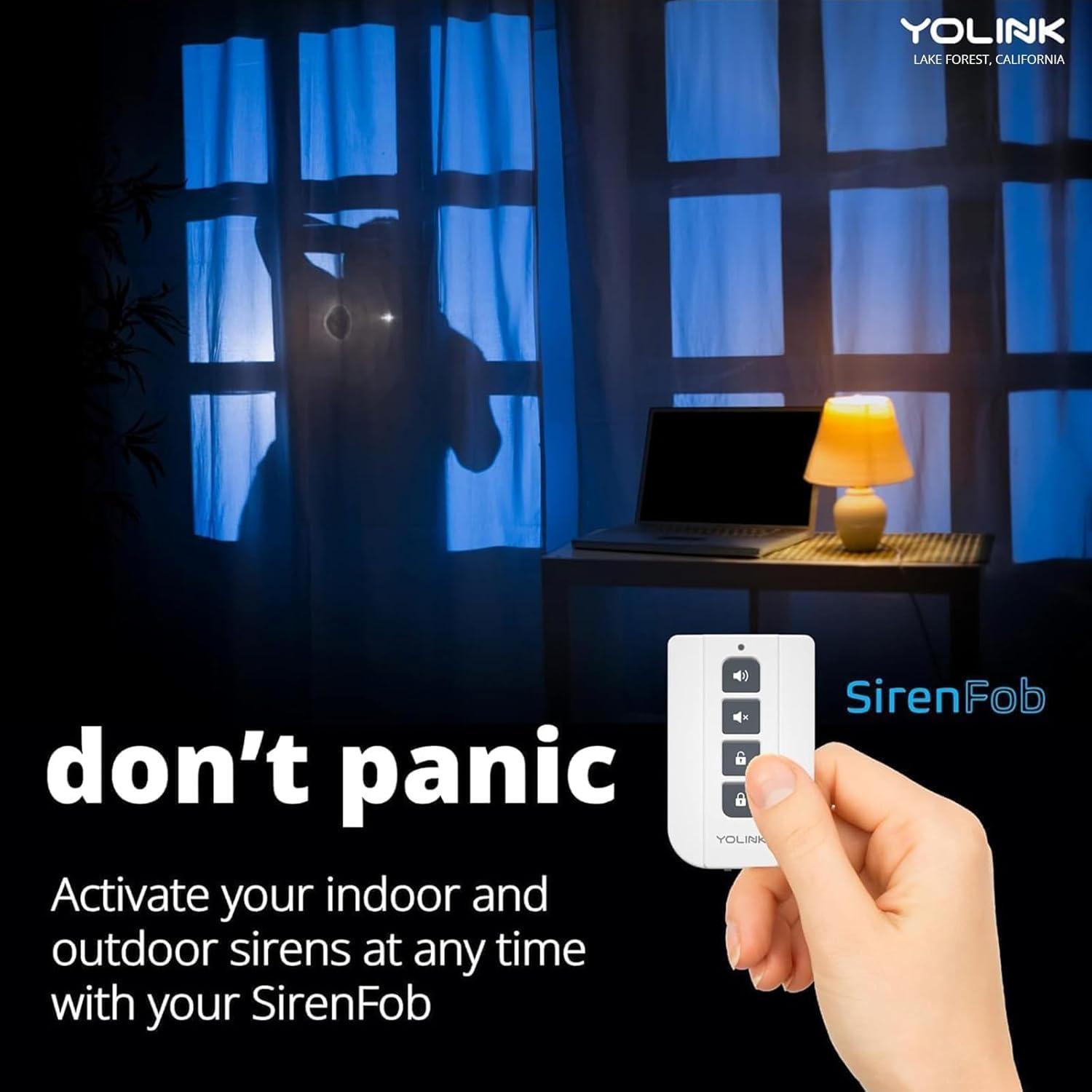 Controlador de Alarma Exterior YoLink X3 130dB Batería 10 Años