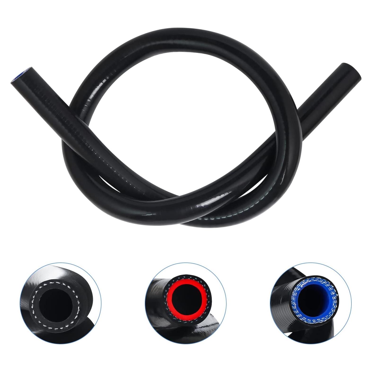 Manguera de Calefacción de Silicona KDP 1/2" x 1 m Reforzada