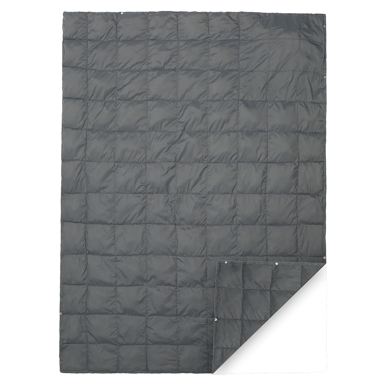 Manta de Camping Plegable ROCK CLOUD 175x135 cm Gris