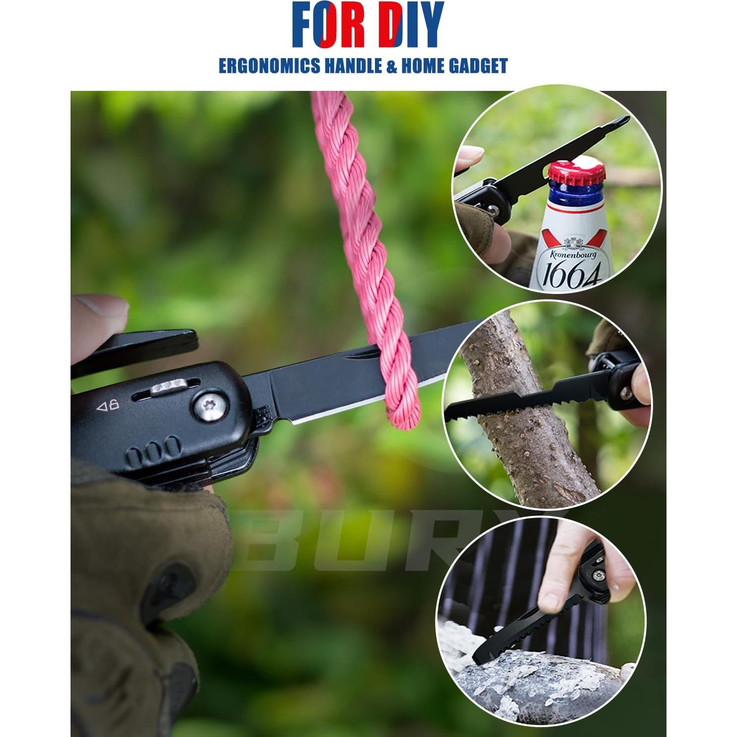 Martillo Multiherramienta 12 en 1 BIBURY con Copo de Nieve