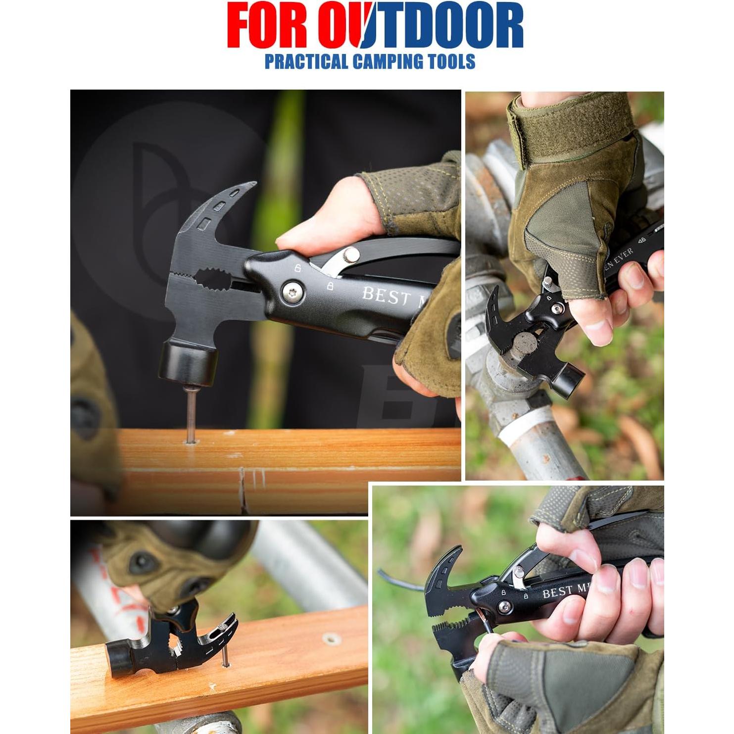 Martillo Multiherramienta 12 en 1 BIBURY con Copo de Nieve