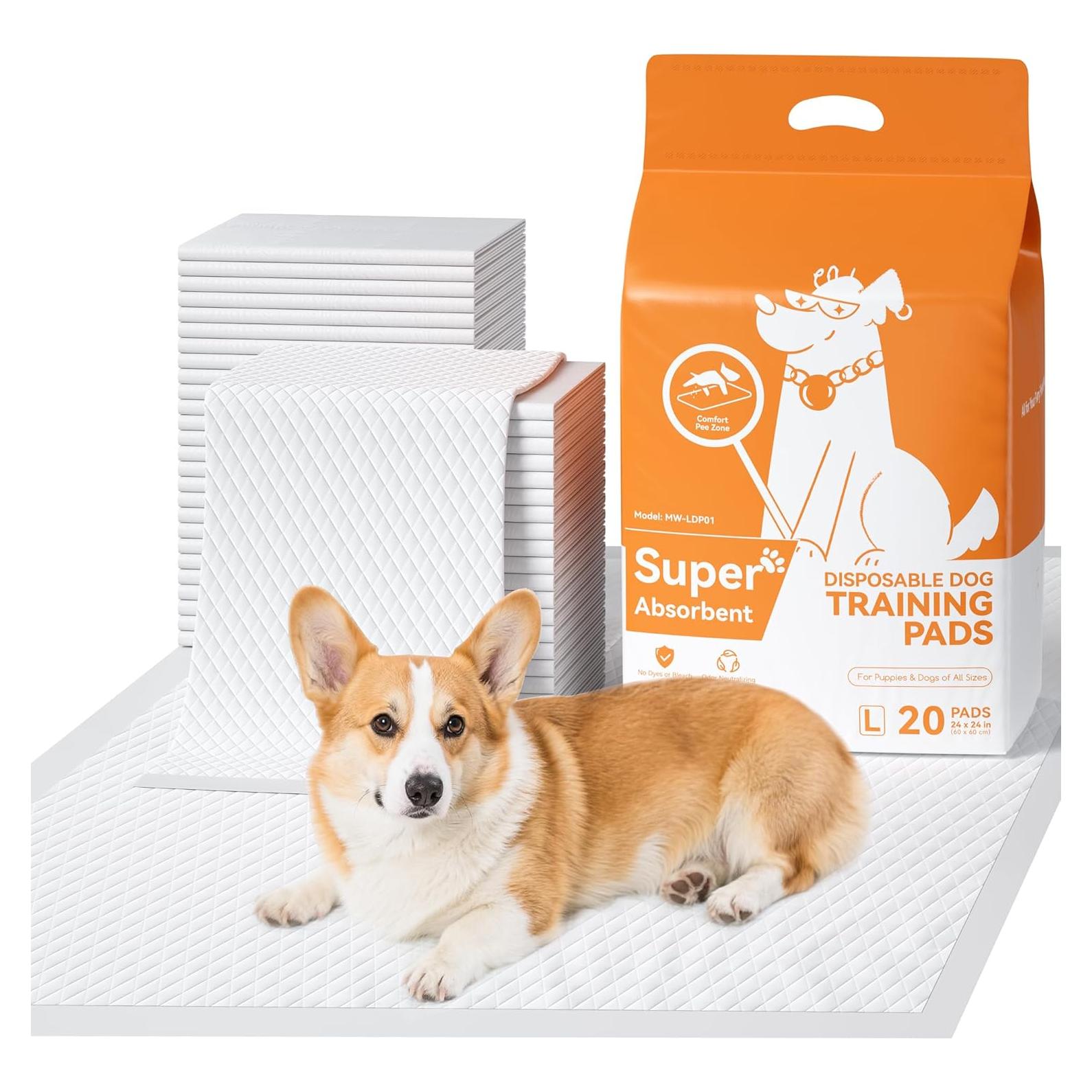 Almohadillas para Cachorros Meowant 20 Paquetes 60x60 cm Absorbentes