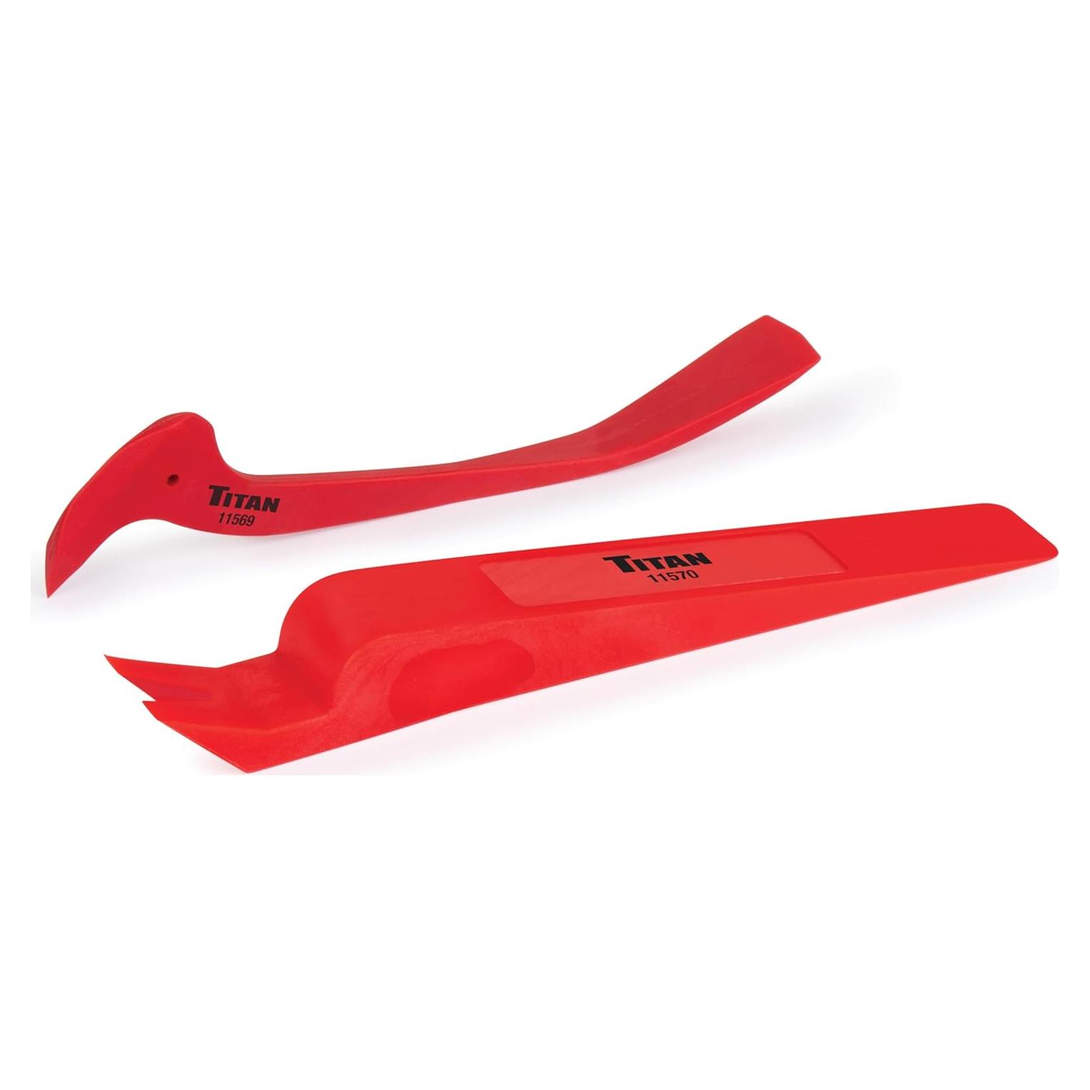 Juego de Cuña y Gancho de Palanca Titan 11568 2 Piezas